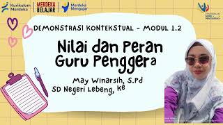 Demonstrasi Kontekstual - Modul 1.2 - Nilai dan Peran Guru Penggerak