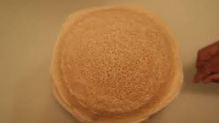 እንጀራ በማሽላ አገጋገረ (INJERA mashila  )كسرة حبشية (بالماشي لا ) مترجمة بلفة العربيةJ