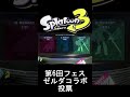 【スプラトゥーン3】スプラ3フェス全勝ち君の第6回ゼルダフェス投票！【汝、何を求める？ 力 vs 知恵 vs 勇気】 shorts