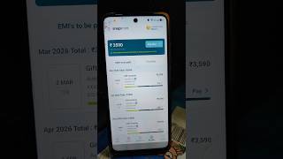 Live proof ✅ snapmint. Limit.Rs.85872 #loan #snapmint #shorts