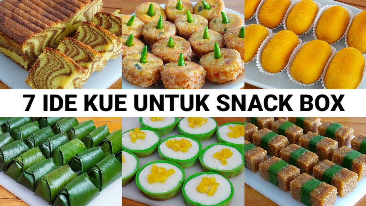 7 ANEKA RESEP KUE SNACK BOX UNTUK ACARA!! MUDAH DAN ENAK - YouTube