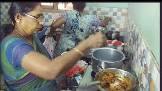 மாமியார் செய்த சூப்பரான சிக்கென் பிரியாணி😋  அப்பா அம்மா ஊருக்கு கிளம்பிட்டாங்க😒😒..