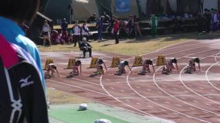 20161112群馬高校女子スプリントトライアスロン100m9組