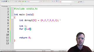 24. C Programming - Array Display
