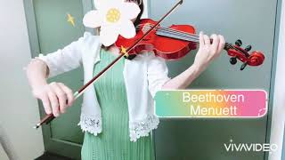 篠崎教本3 ベートーヴェン ト長調のメヌエット/Menuett G dur Violin Beethoven