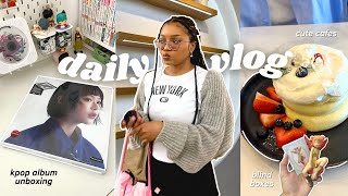 DAILY VLOG 🍓: cute cafe, blind boxes, ikea, dj event, karaoke, kpop album unboxing, etc.