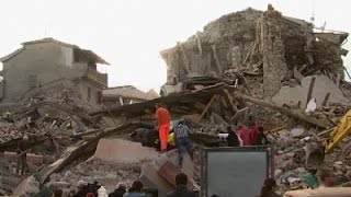 Raw: Dozens Dead in Italy Earthquake