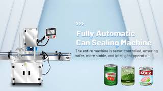 Nenosun Automatic Can Sealing Machine For Tin Aluminium Metal Plastic PET Can