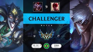 Challenger Match: Super Shaco vs Super Lee Sin - BR server Patch 25.S1.1