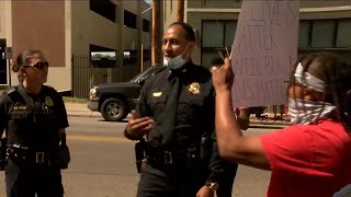 Protests continue in downtown Roanoke