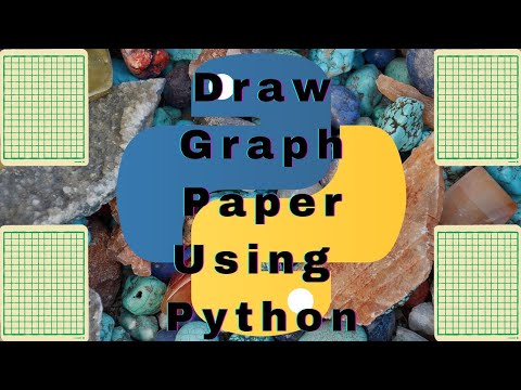 Draw A Graph Paper Using Python Youtube