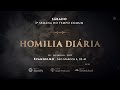 homilia diária por que cristo parece dormir sábado da 3.ª semana do tempo comum