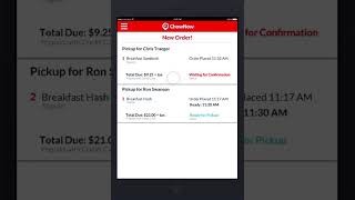 ChowNow Restaurant App Prototype Video