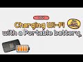 Charging WiFi with portable battery