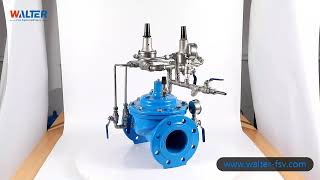 WALTER F8055 Surge Anticipating Valve for Pump Station Protection Video Show