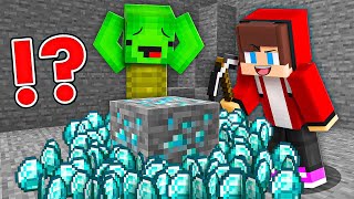 JJ is LUCKY in Minecraft Survival Battle Challenge = Maizen JJ and Mikey