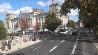 Bus Fahrt in Berlin: Buslinie 100 Zoologischer Garten - Alexanderplatz