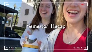 Final Florida College Semester Recap Vlog