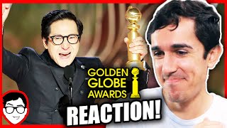 MICHELLE YEOH, ANGELA BASSETT + KE HUY QUAN WIN! | 2023 Golden Globes REACTION | Winners and Losers