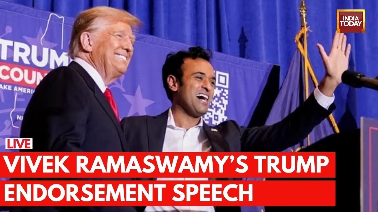 Vivek Ramaswamy Speech LIVE | Vivek Ramaswamy's Grand Speech On Donald ...