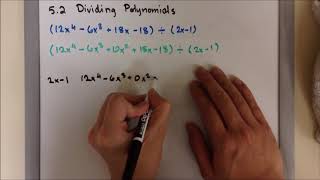 A2 5.2A Long Division Example