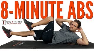 8-Minute Ab Workout - Best Exercises To Tighten Your Stomach And Tone Your Six Pack