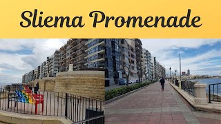 Sliema Promenade and Tower Road, Malta 🇲🇹 🇲🇹