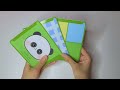 푸바오 🐼 판다 하우스 종이놀이북 만들기 panda house play book 무료도안 free printable