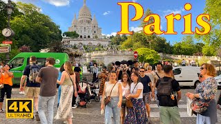 Paris, France🇫🇷 - Paris June 2022 - 4K HDR Walking Tour | Montmartre  | Paris 4K | A Walk In Paris
