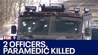 Burnsville police officers shot: 2 officers and 1 first responder killed