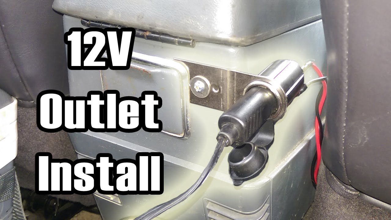 Installing An Auxiliary 12v Outlet - YouTube