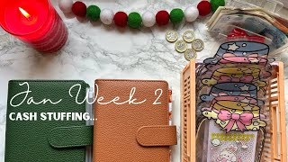 JAN WEEK 2 CASH STUFF | SINKING FUNDS \u0026 SAVINGS CHALLENGES | UK WEEKLY