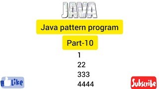Java pattern program part 10 Easy Learning Genius