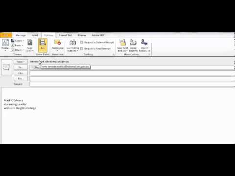 How to use BCC on Outlook