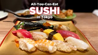 BEST All-You-Can-Eat Sushi Restaurant In Tokyo | Unlimited SUSHI Feast!