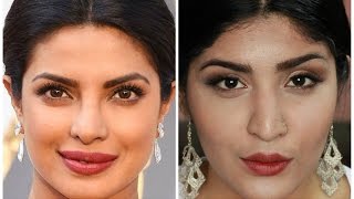 Priyanka Chopra Oscars 2016 Inspired Makeup And Hair Tutorial