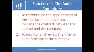 1.5 - The Audit Committee