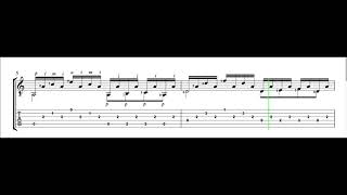 GIULIANI, Mauro - Allegretto (Solo Guitar Tab PDF)