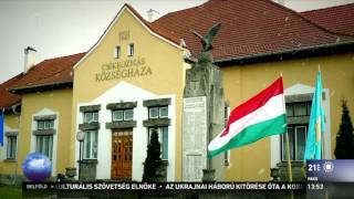 Kárpát Expressz 2016.04.02 - A községháza magyar nyelvű feliratának tiltása (Székelyföld)