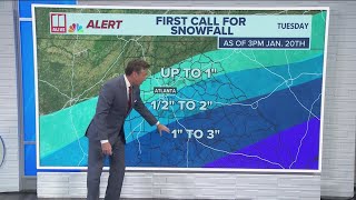 Deep Freeze, first call for snowfall | Metro Atlanta, north Georgia forecast