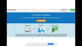 Distance Learning Tech Tools - Assessment using Problem-Attic & CanvasLMS
