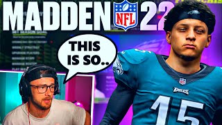 Yoboy Pizza Plays NEW Madden 22 Franchise for the First time and..