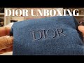 DIOR UNBOXING NEW DENIM POUCH GIFT WITH PURCHASE #dior #diorbeauty