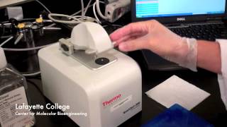 Nanodrop Measuring a Sample.mov
