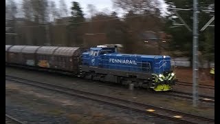 NEW INTRO! VR Intercity \u0026 Fenniarail freight at Tuira