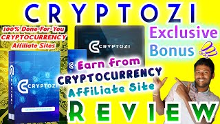 Cryptozi Review \u0026 DEMO 🔴 100% Done-For-You CRYPTOCURRENCY Sites 🧲 Cryptozi with Amazing Bonuses 🔥