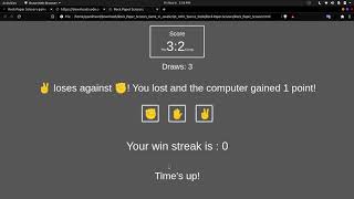 Rock Paper Scissors Game In JavaScript With Source Code | Source Code & Projects