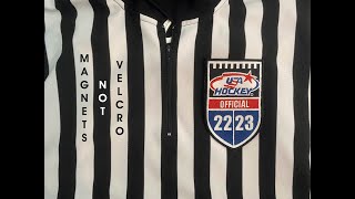 Hockey Referee Sweater Magnets Not Velcro