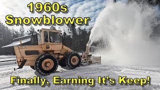 Antique Massive Snow Blower Put Back To Work | Amazing Snow Fighting