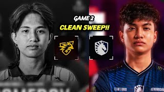 CLEAN SWEEP! ONIC PH VS TEAM LIQUID ID GAME 2 | SNAPDRAGON PRO SERIES